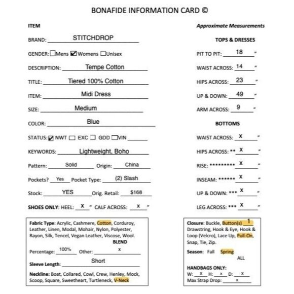 STITCHDROP Womens Tempe Cotton Tiered 100% Cotton Midi Dress Medium Blue SP NWT - Picture 12 of 12